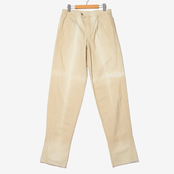 Vintage 90s Harry Rosen Mens 30x36 Unhemmed Faded Khaki Pants Made in Canada - Picture 1 of 6